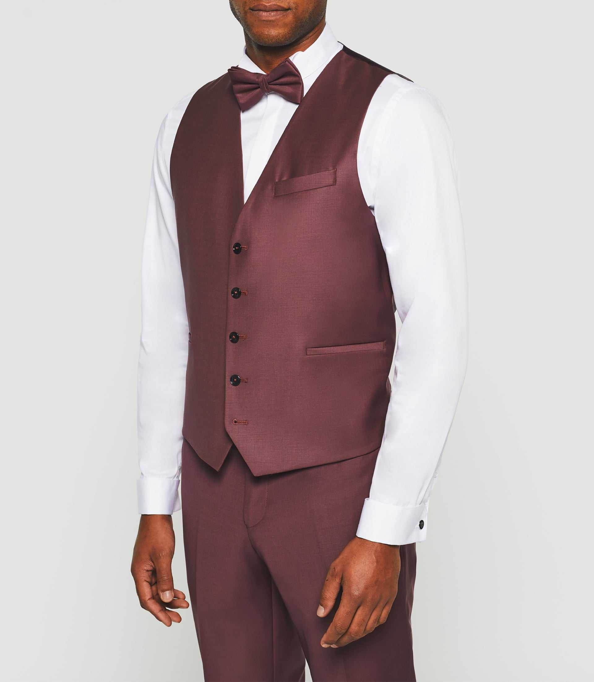 Jfavori 2" raspberry suit vest