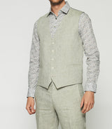 Suit jacket in khaki linen JCELESTE