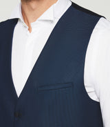 Gilet de costume bleu - IZAC