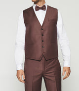 Raspberry suit vest JFAVORI