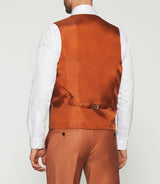 Gilet de costume en laine orange JFAVORI