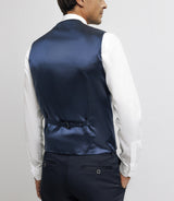 Gilet de costume tissu technique bleu marine - IZAC