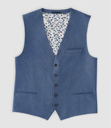 Gilet ville bleu effet denim - IZAC