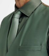 Gilet de costume vert clair - IZAC