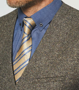 Brown tweed suit vest XSABLE