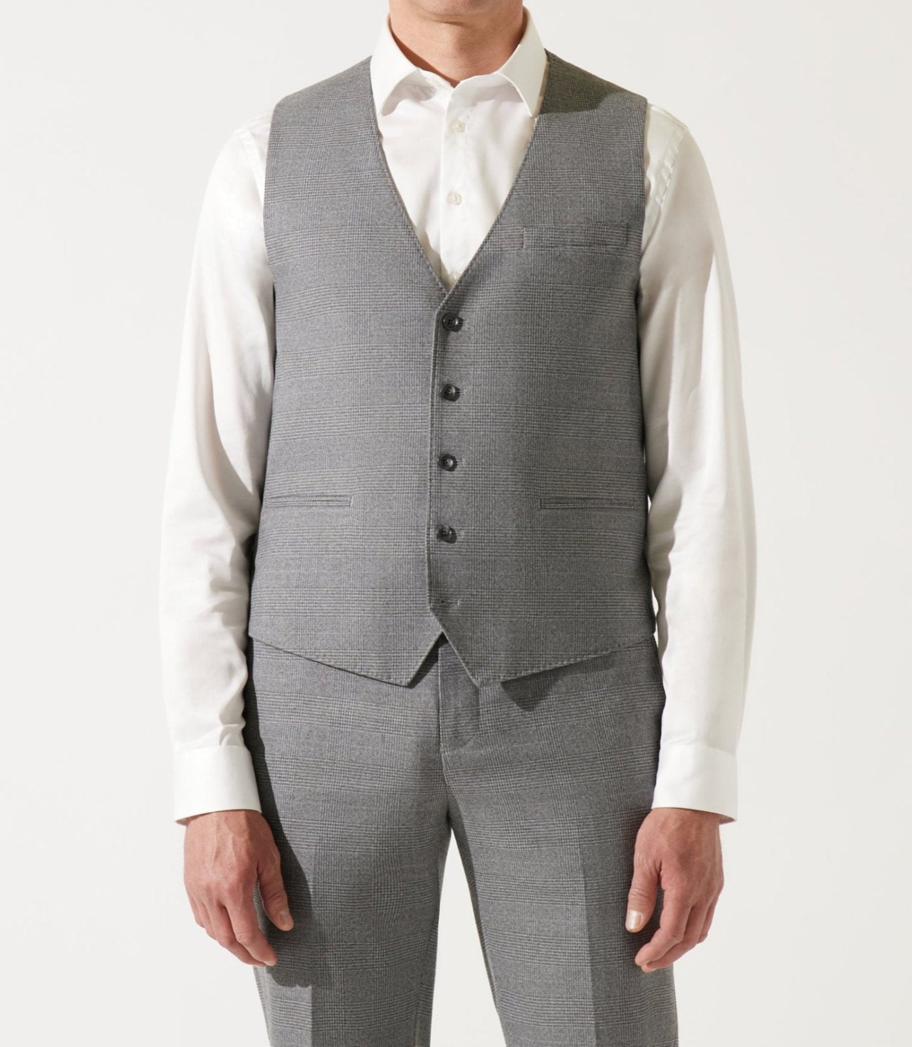 Costume vest Prince of Wales Gray Xfaggio