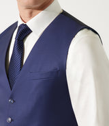 Gilet de costume bleu marine