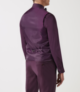 Gilet de costume violet - IZAC