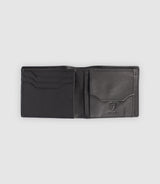 Black leather wallet