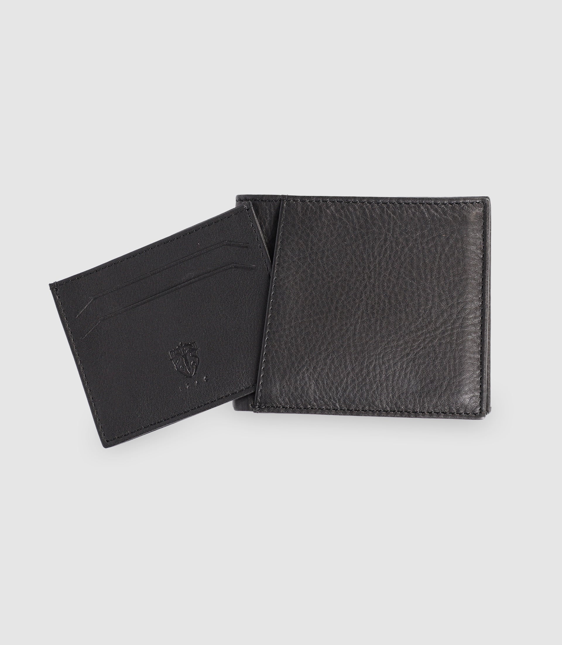 Wallet with black card holder