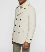 Jacket with removable sherpa collar IZIHARI