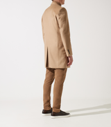 Manteau en laine cachemire camel INDALECIO