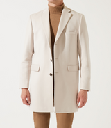 Indalecio ecru chatty coat