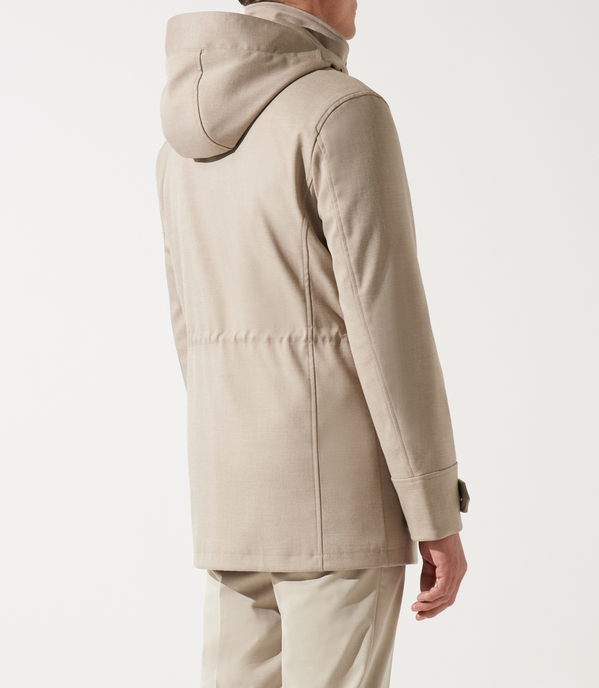 Indiana Beige Technical Leger Coat