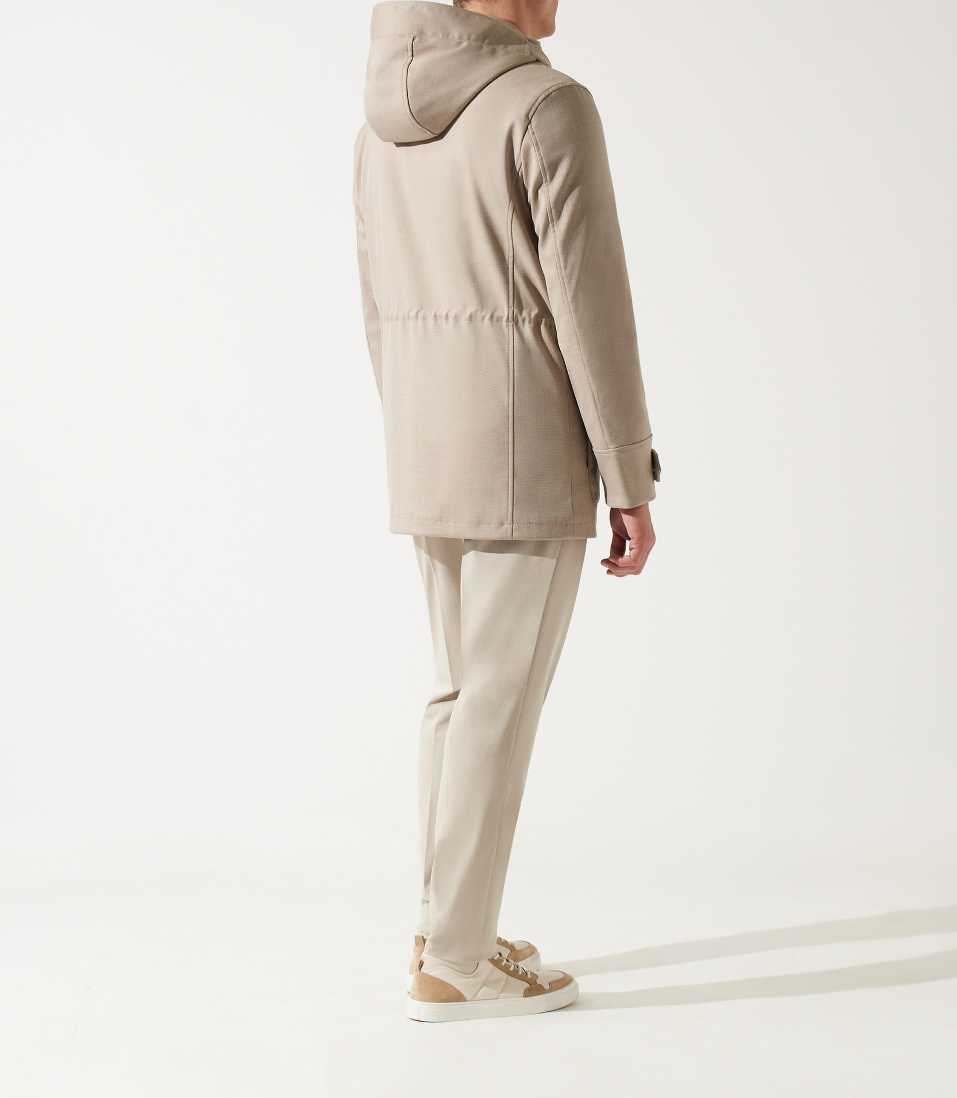 Indiana Beige Technical Leger Coat