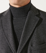 Wool coat and anthracite gray cashmere isaobt