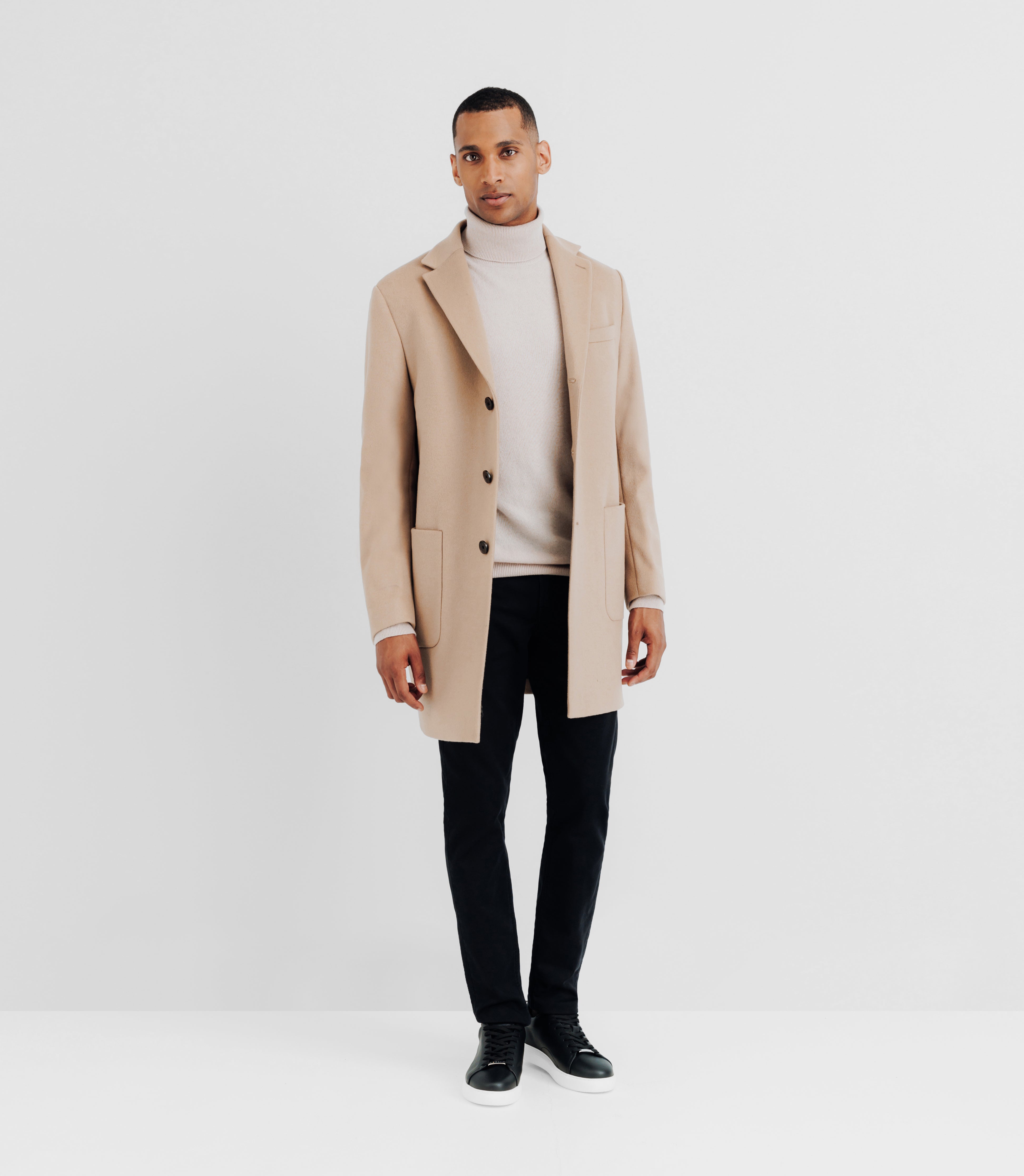 Manteau ville camel