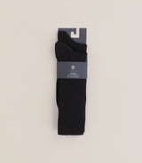 Pack de 2 chaussettes unies noires - IZAC