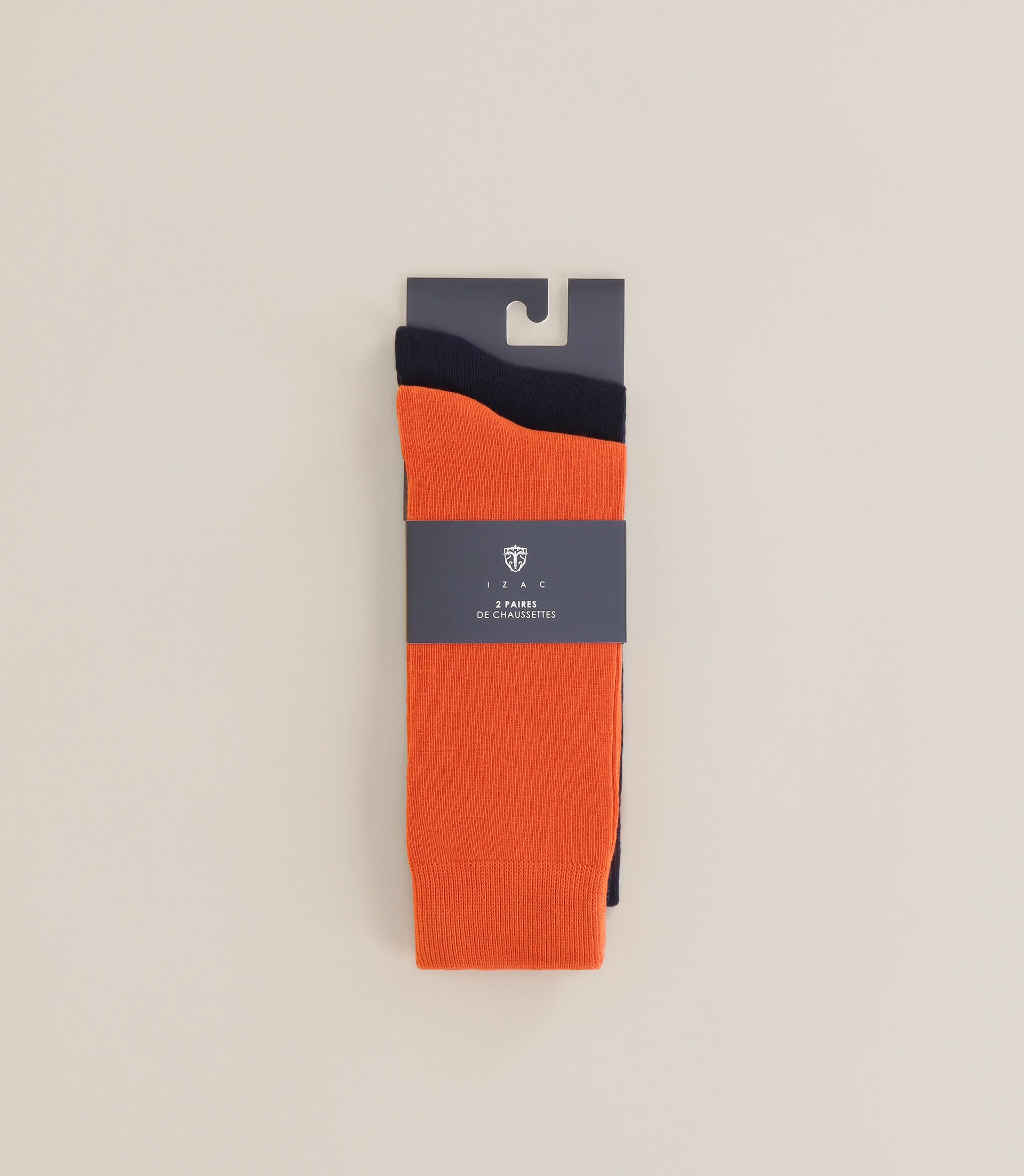 Pack de 2 chaussettes orange