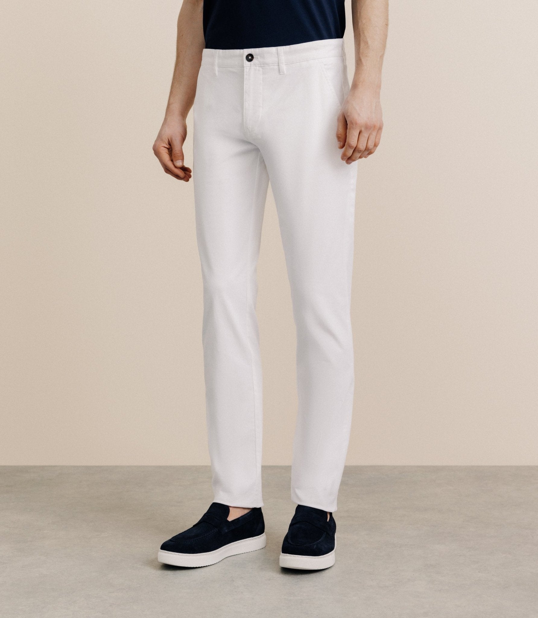 Pantalon en coton blanc - IZAC