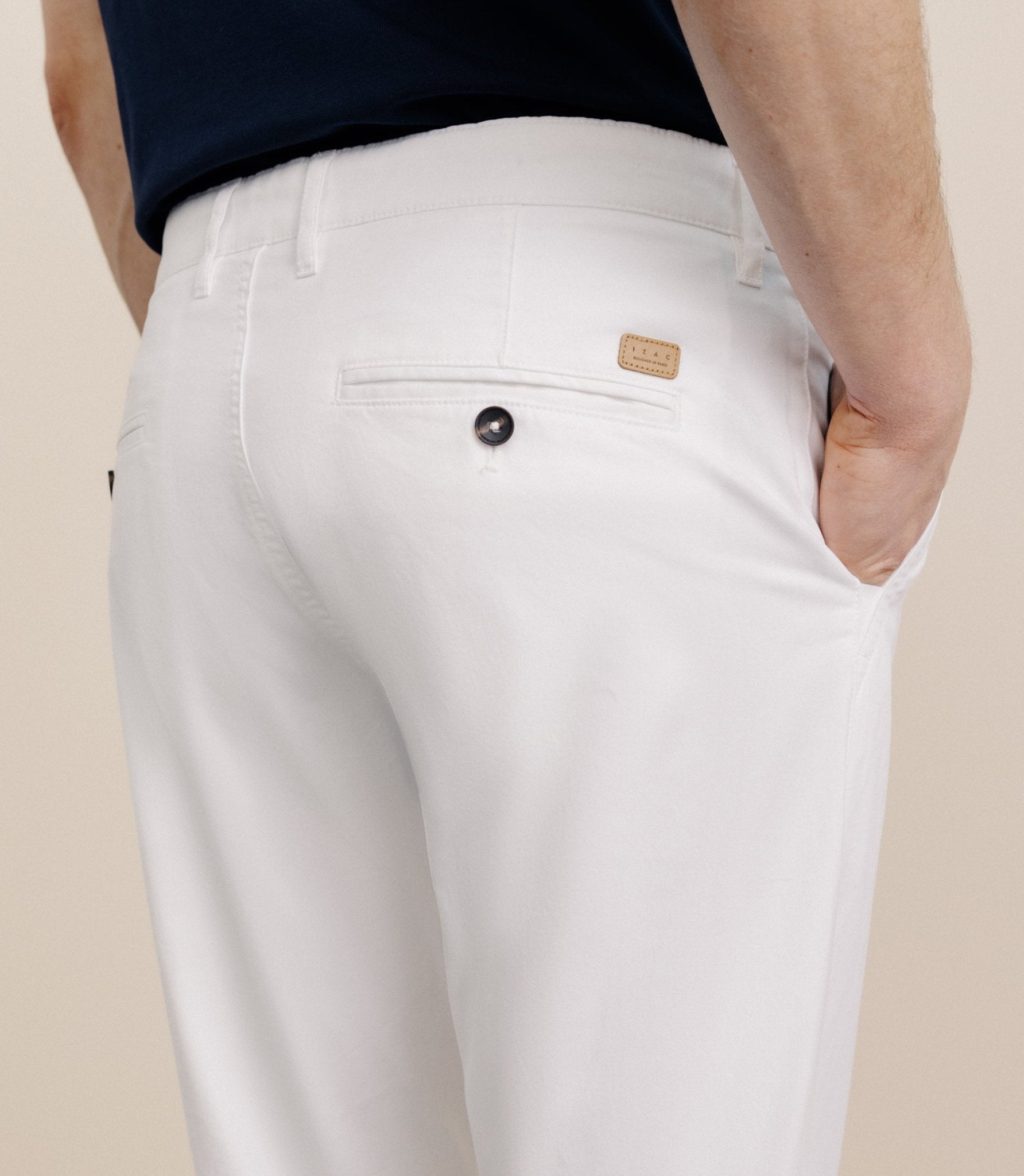 Pantalon en coton blanc - IZAC