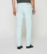 Pantalon slack slim bleu ciel - IZAC