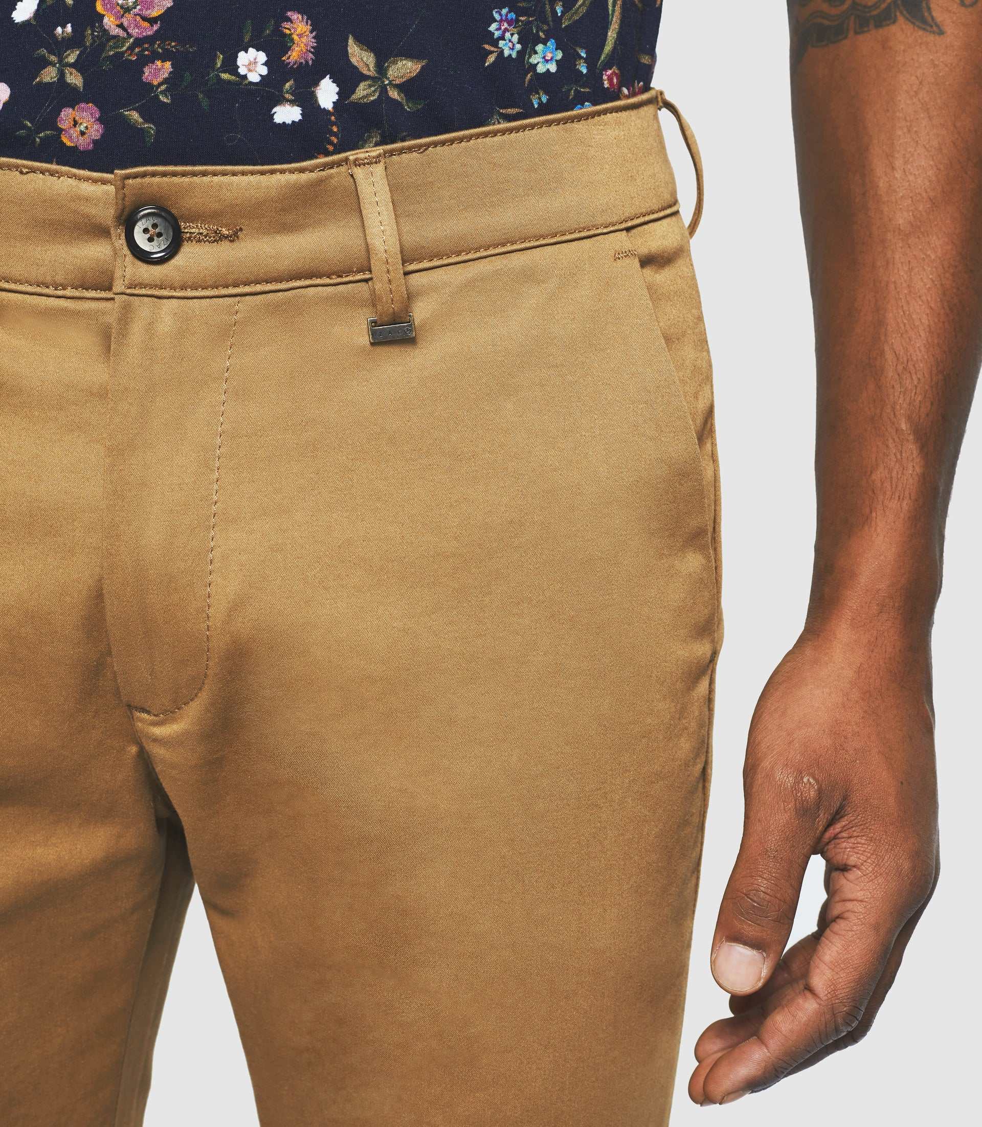 Chino Satin Camel pants