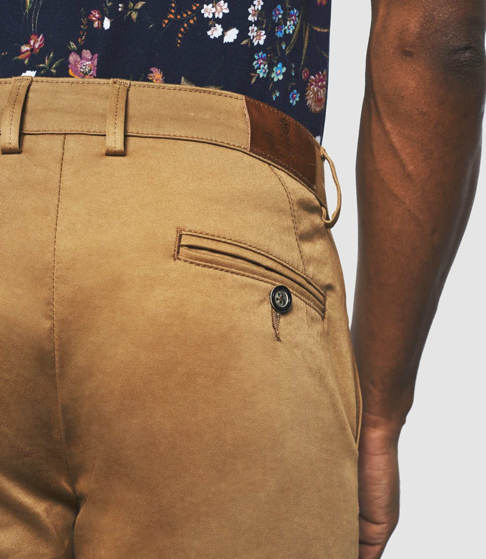 Chino Satin Camel pants