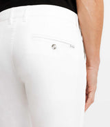 Pantalon casual stretch blanc