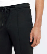 Chinos Pants Elastic Size Black