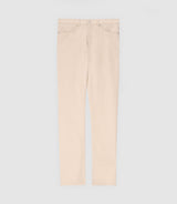 Beige Leinenmischhose