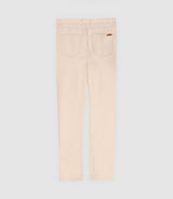 Beige Leinenmischhose