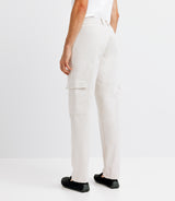 Ecru cargo pants