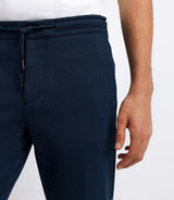 Pantalon chino taille élastique marine - IZAC