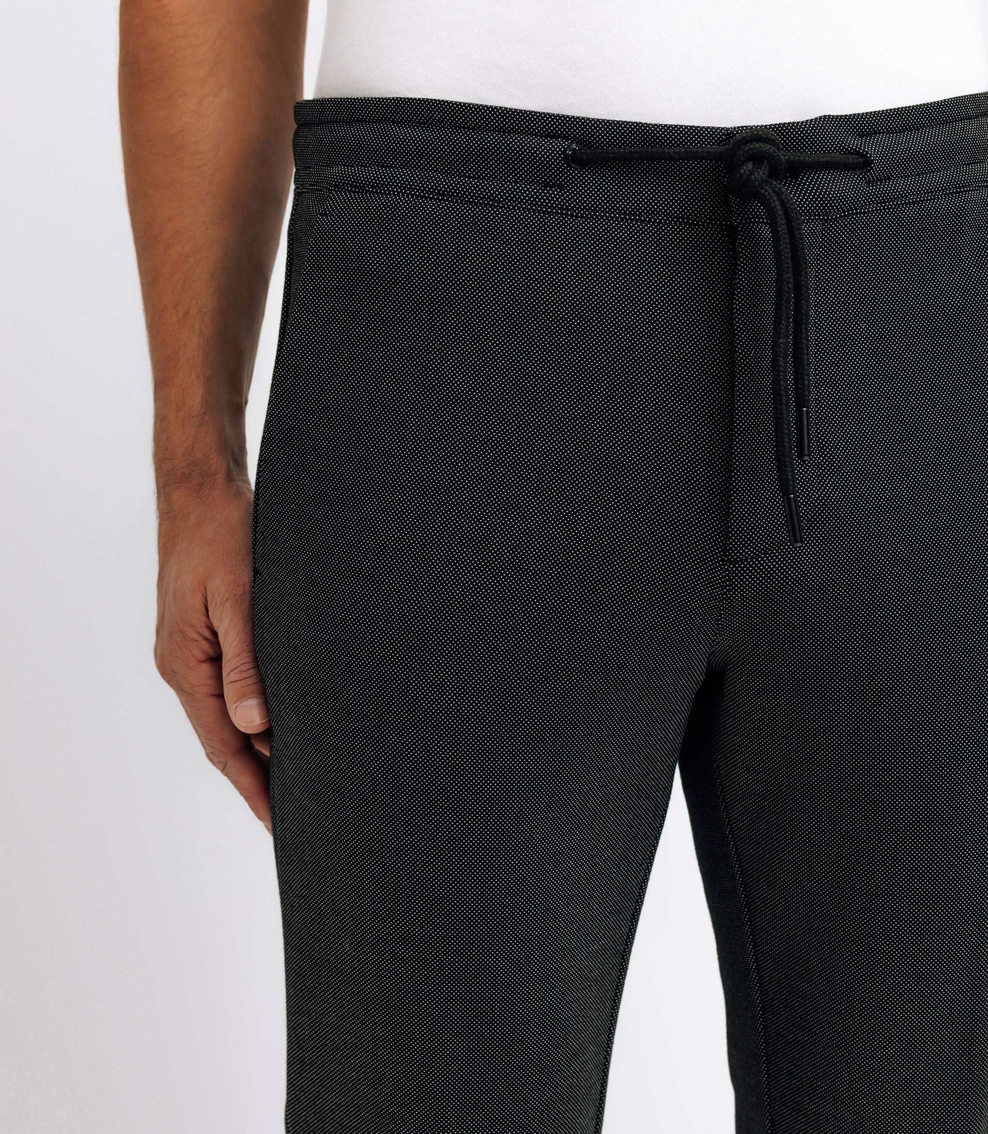 Black slim chinos pants