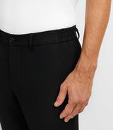 Pantalon chino taille élastique noir - IZAC