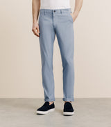 Indigo stretch cotton pants