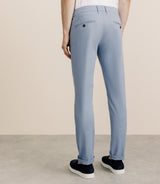 Indigo stretch cotton pants