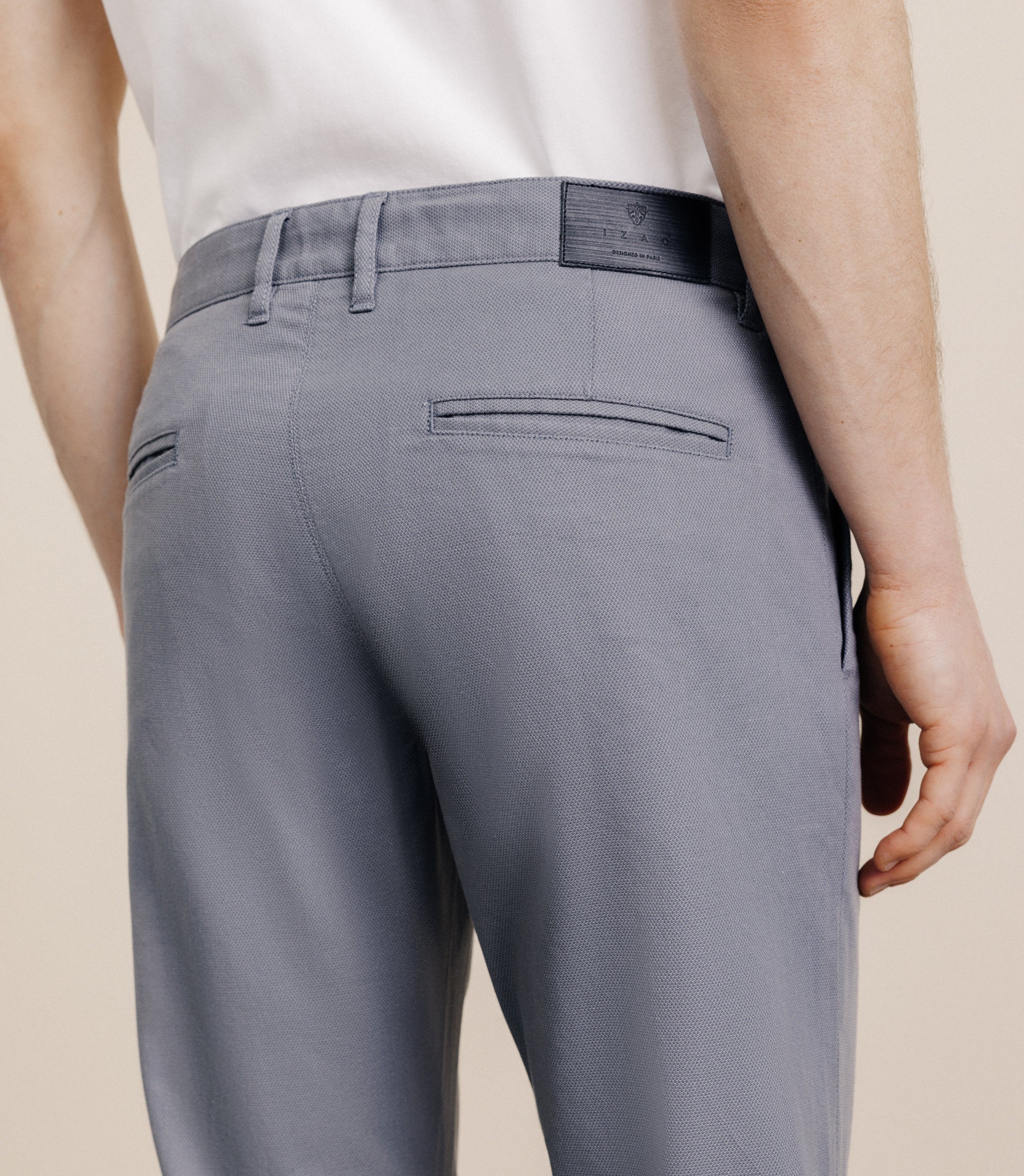 Gray slim pants