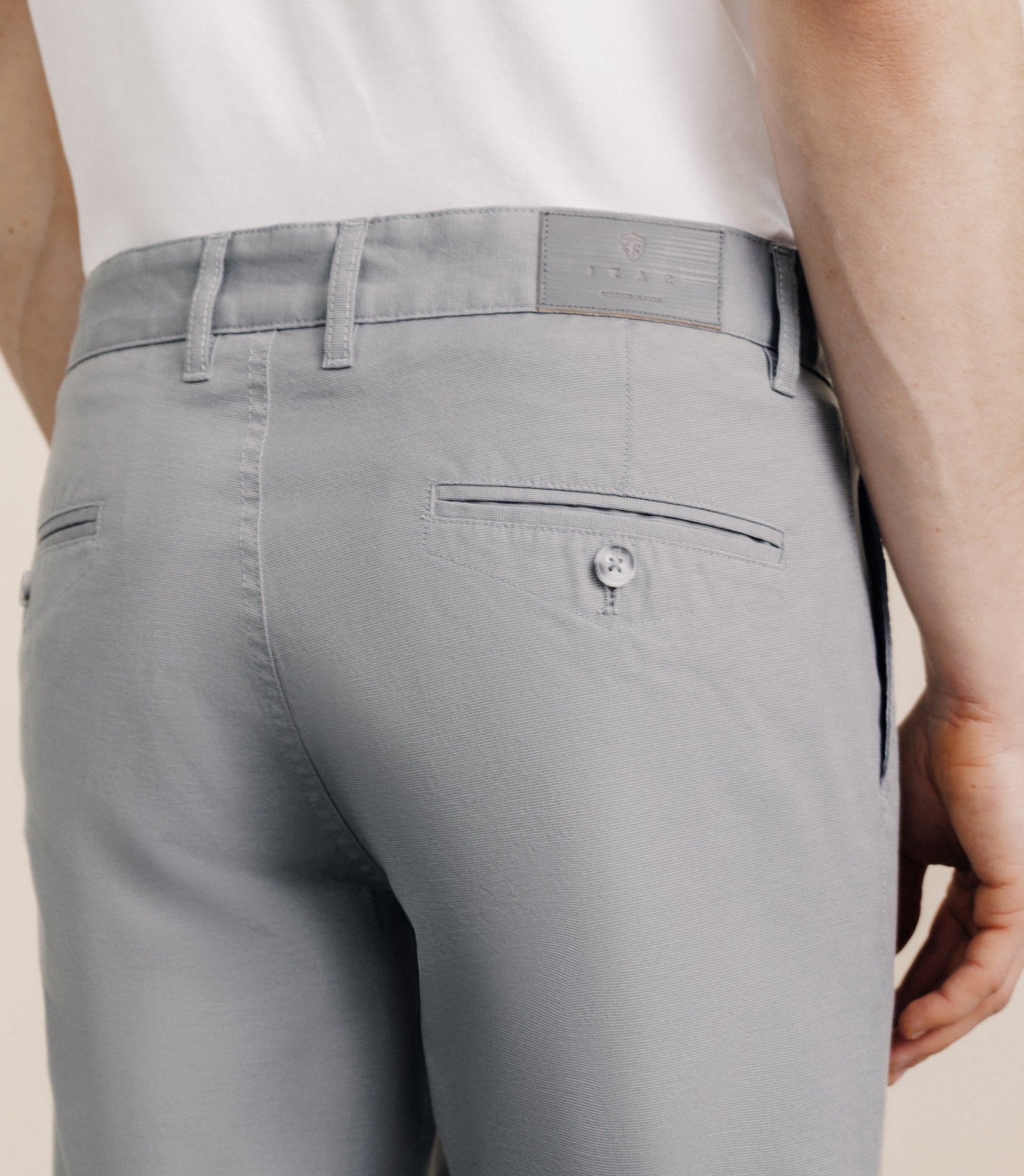 Gray slim pants