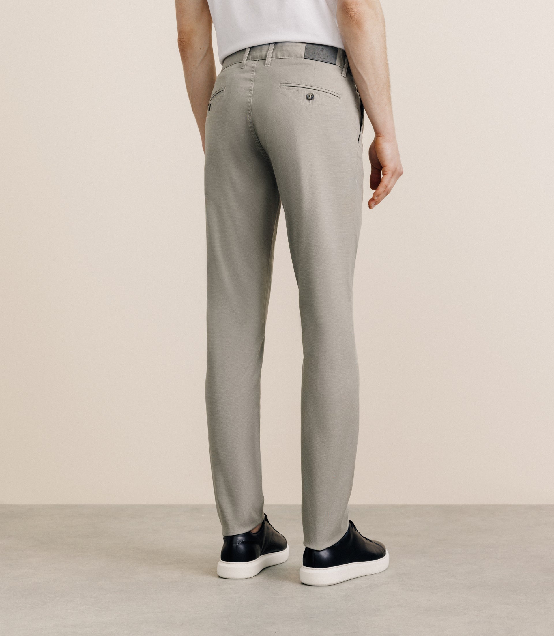 Khaki slim pants