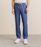 Indigo elasticated pants