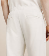 Elasticated ecru pants