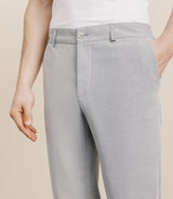 Pantalon élastiqué gris - IZAC