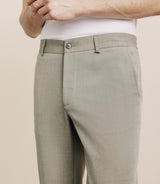 Khaki elasticated pants