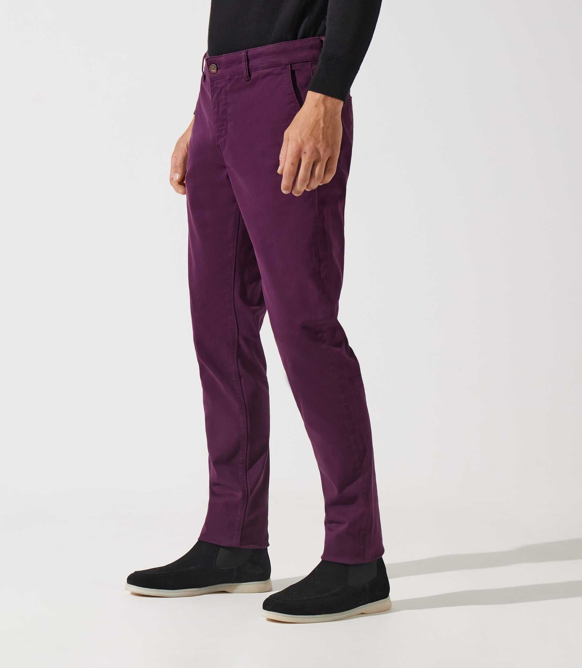 Pantalon chino violet VALOR - IZAC