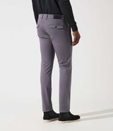 Pantalon chino satin anthracite VANAMA - IZAC