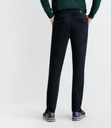 Pantalon chino satin noir