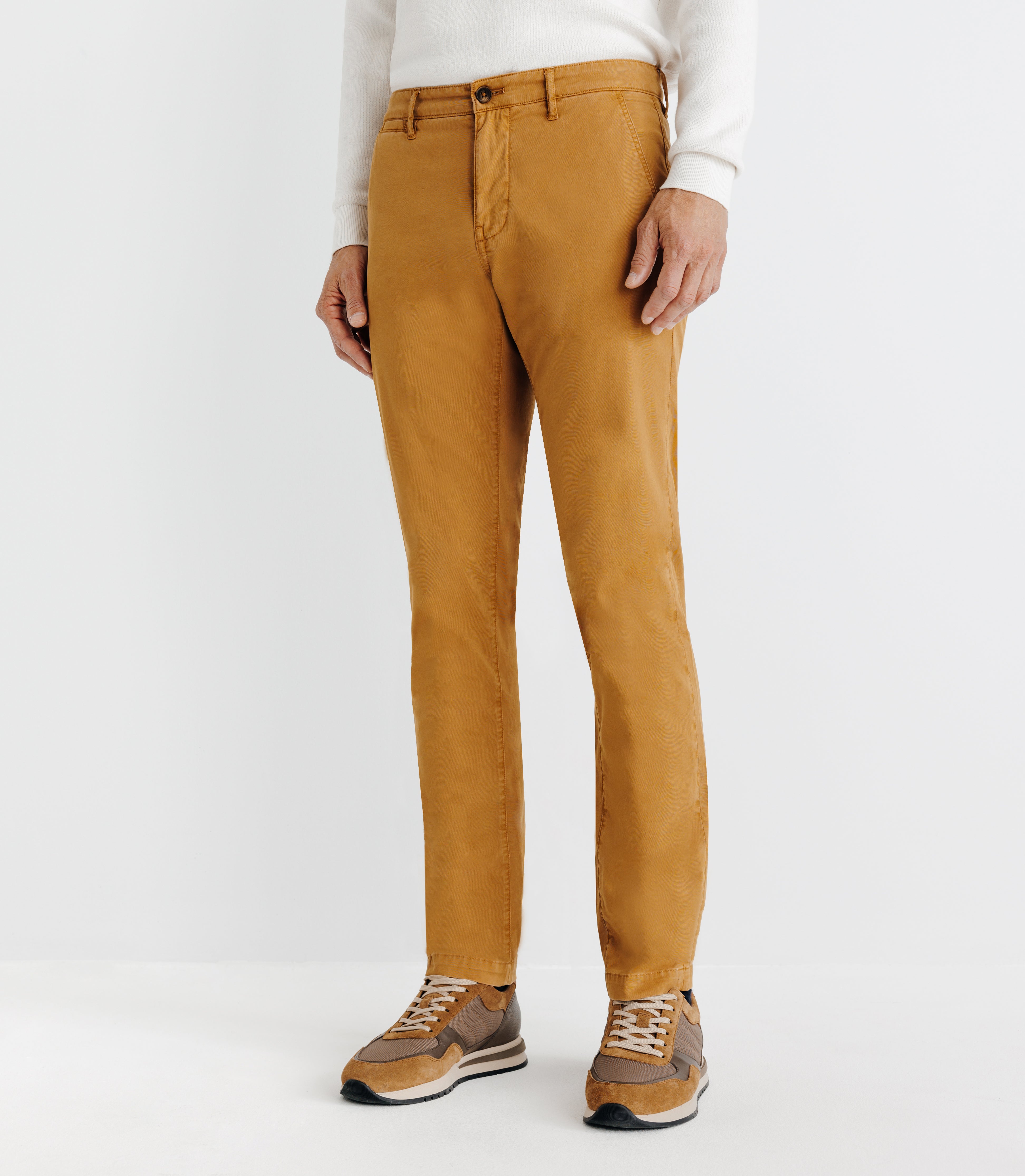 Pantalon chino camel - IZAC