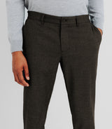 Pantalon chino armuré gris